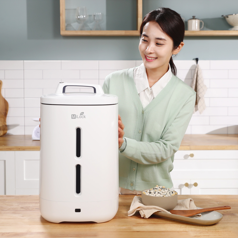 미락 진공쌀통 15kg 쌀보관함 쌀보관통 집들이선물 - 상품 이미지