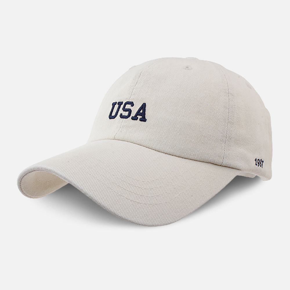 데님 볼캡 usa 캡모자 남자 여자 공용 모자 - 상세 이미지 2