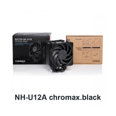 NOCTUA NOCTUA NH-U12A Chromax.black (녹투아 CPU 공랭 쿨러)
