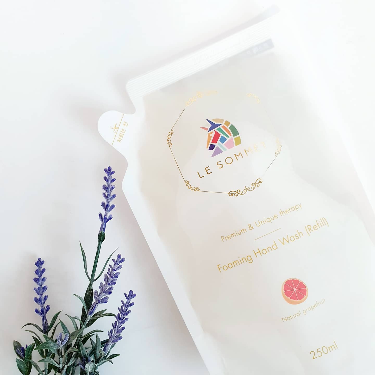 [대량구매] 르소메 프리미엄 포밍 핸드워시 리필 250ml 1박스(21개입) 자몽향 손세정제 리필용 - 상세 이미지 5