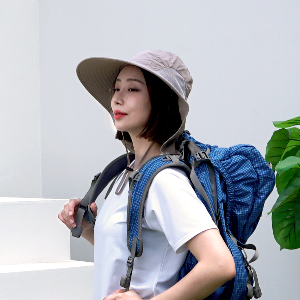 다룸 썬캡 자외선차단 등산 낚시 농사 햇빛가리개 남성 여성 캠핑용품 모자 : 제이앤에이
