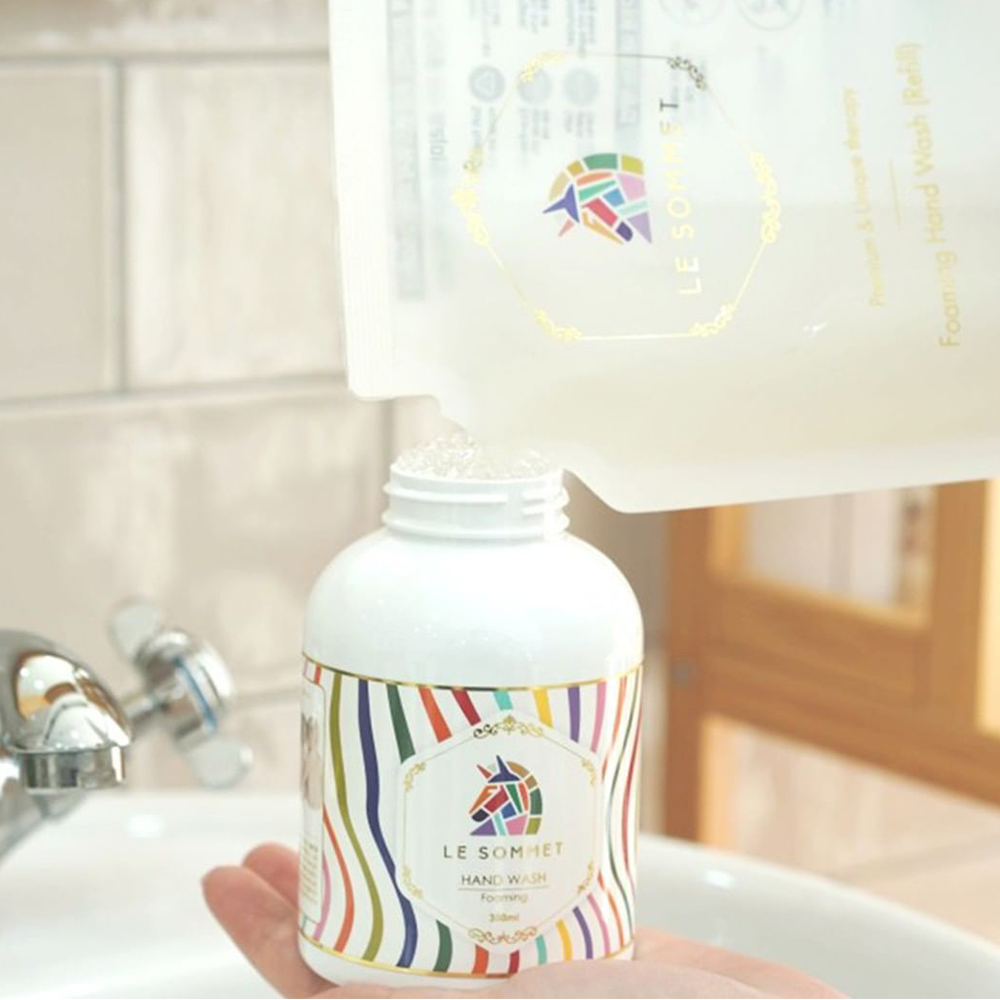 [대량구매] 르소메 프리미엄 포밍 핸드워시 리필 250ml 1박스(21개입) 자몽향 손세정제 리필용 - 상세 이미지 4
