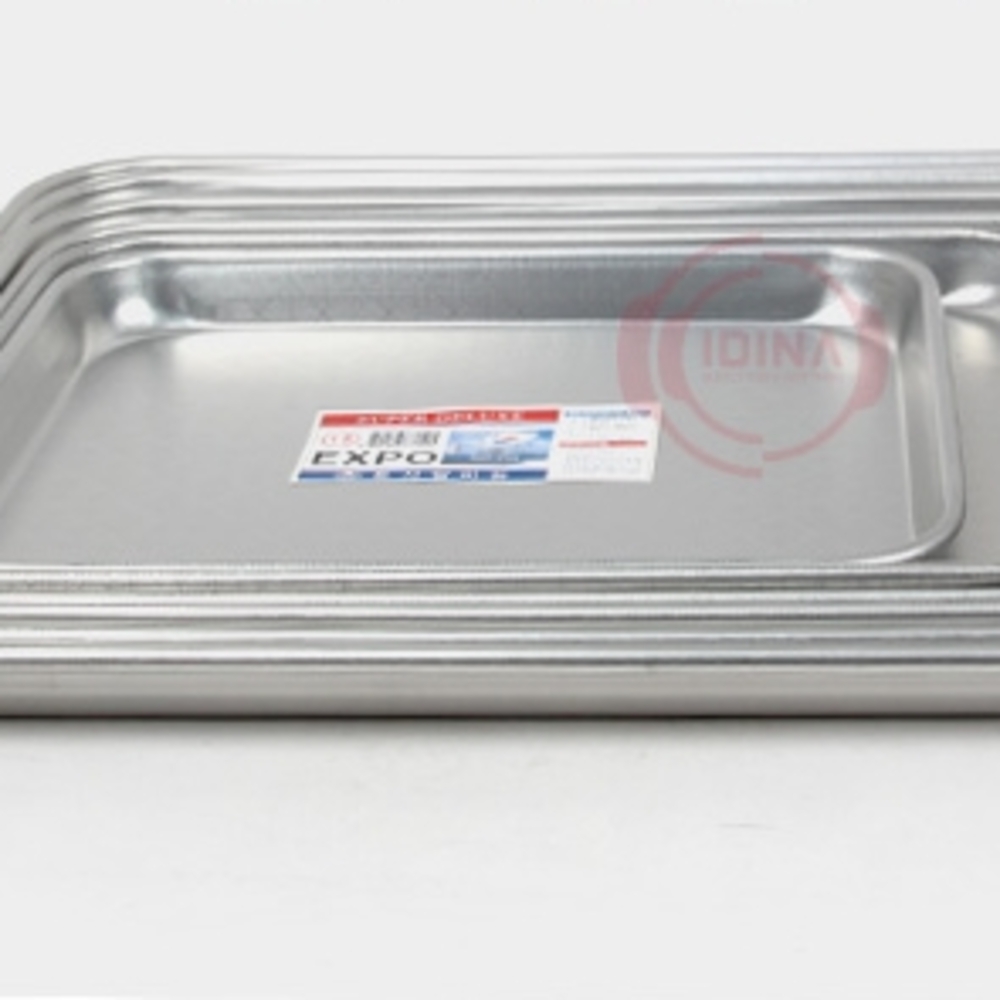 사각 업소용쟁반 대형 논슬립쟁반 알루미늄 식당트레이 35cm, 1개 - 상세 이미지 3