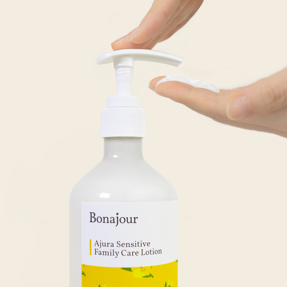보나쥬르 비건 아쥬라 센서티브 패밀리 케어 로션 300ml - 상세 이미지 3