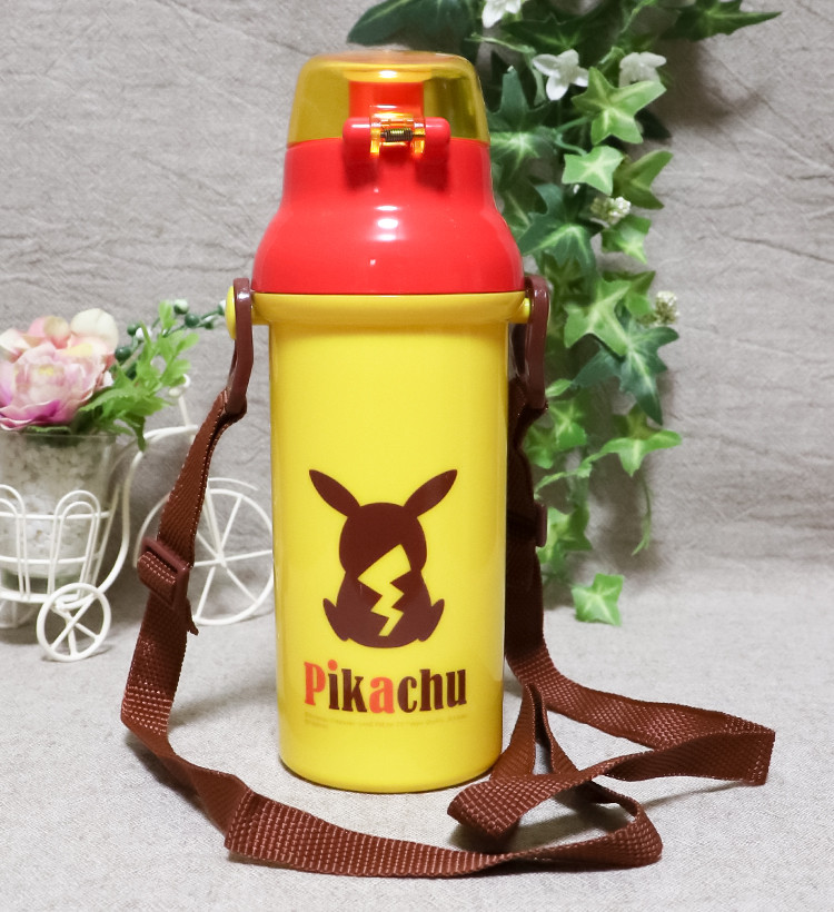 스케이터 항균 식기세척기 대응 포켓몬스터 피카츄 페이스 다이렉트 원터치 보틀 480ml - 하카타몰