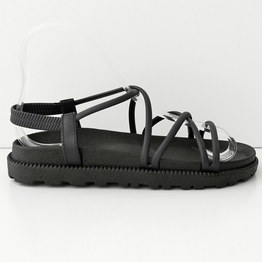 발편한 말랑쿠션 통굽 샌들 키높이 스트랩샌들