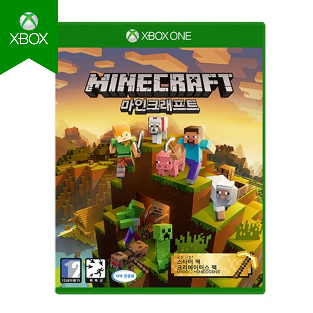 XBOX ONE 마인크래프트 마스터 컬렉션 크리에이터스 팩 한글 새제품 CD (시리즈 하위호환) - 상품 이미지