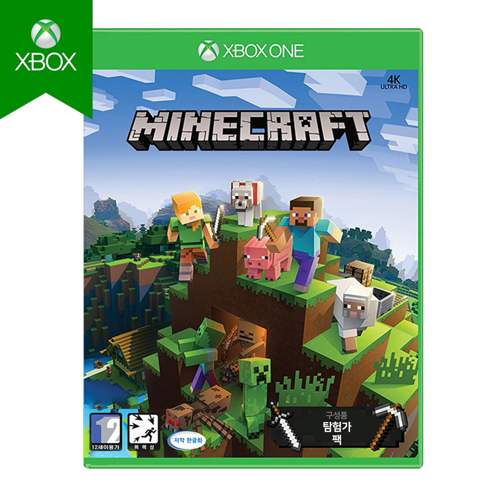 XBOX ONE 마인크래프트 스타터 팩 컬렉션 한글 새제품 CD (시리즈 하위호환) - 상품 이미지