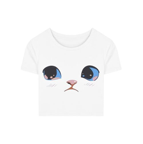 캐릭터 크롭티 반팔 티셔츠 크롭탑 (3color)다양한 사이즈 - 상세 이미지 2