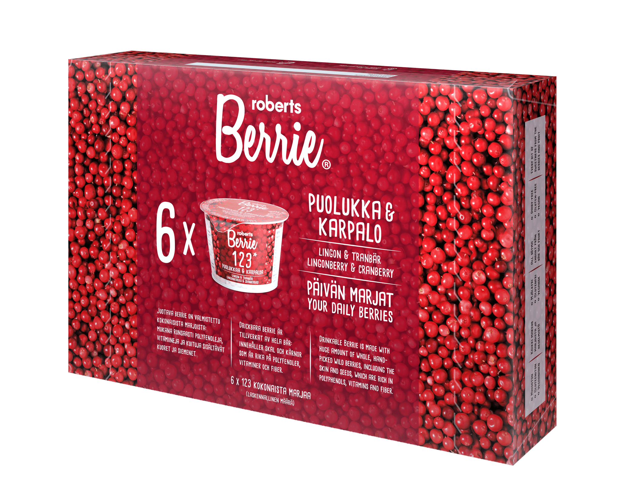로버츠베리에 프리미엄 링곤베리쥬스 크랜베리주스 과채주스 1박스 이미지 4
