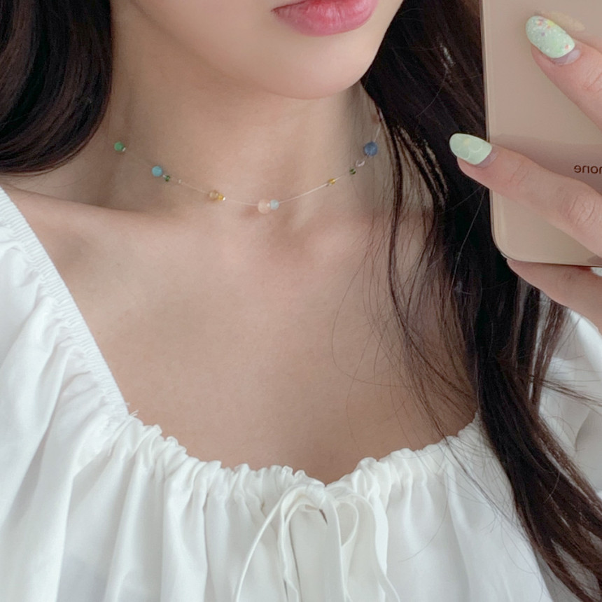 [❤당일출고❤60color/여름비즈목걸이/핸드메이드18종] 여름 얼리 썸머 비즈 초커 목걸이 18type *2개이상 구매시 할인 상세 이미지 272
