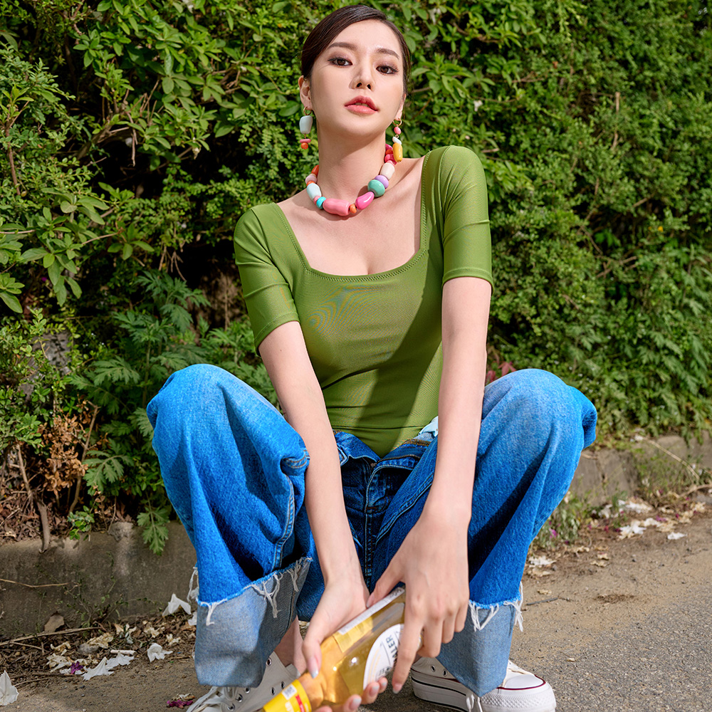 위크나인 모노키니 호캉스 예쁜 여름 수영복 리버스 - 상세 이미지 3