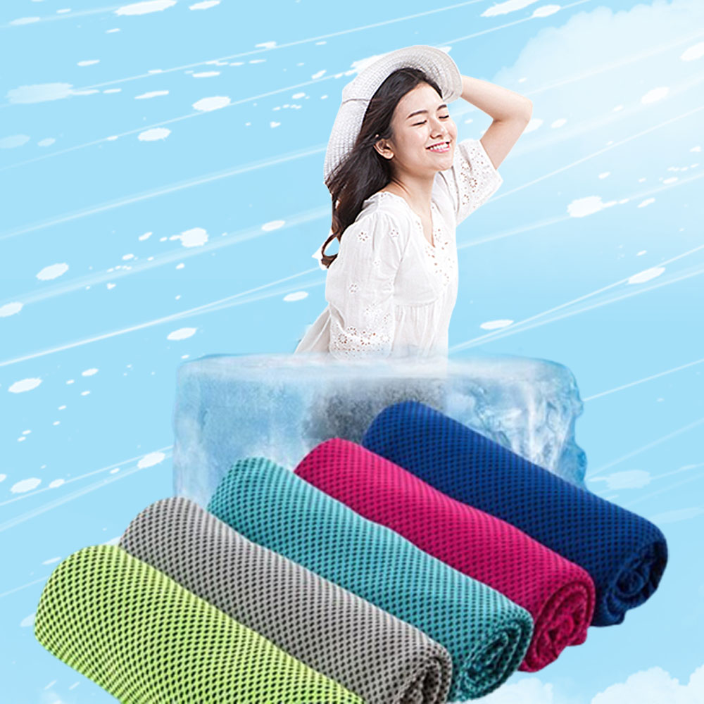 스포츠 쿨 땀수건 운동타올 냉감 수건 아이스 타올 90X30 - 상품 이미지