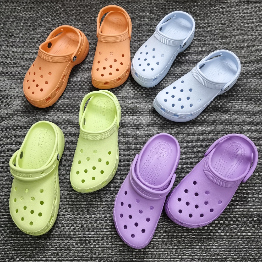 크록스 플랫폼 클래식 바야 베이 클로그 키높이 통굽 샌들 슬리퍼