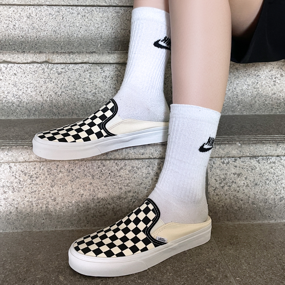 반스 뮬 슬리퍼 운동화 어센틱 올드스쿨 슬립온 체커보드 체크 블로퍼