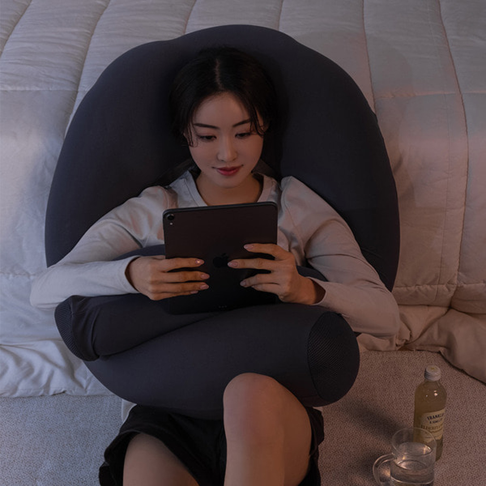 U자형 L자형 여름 쿨 냉감 모찌 바디필로우 롱쿠션 안고자는 긴 베개