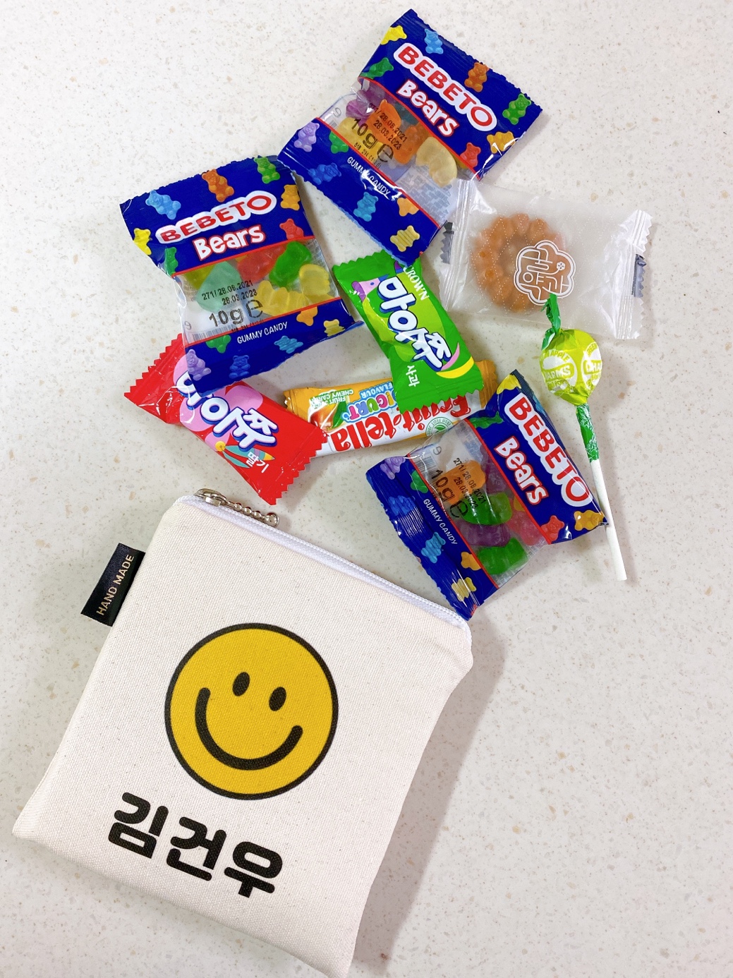 스마일 보냉 약파우치 아이스팩 유치원 어린이집준비물 졸업 입학 수료 단체선물 어린이날 이미지 7
