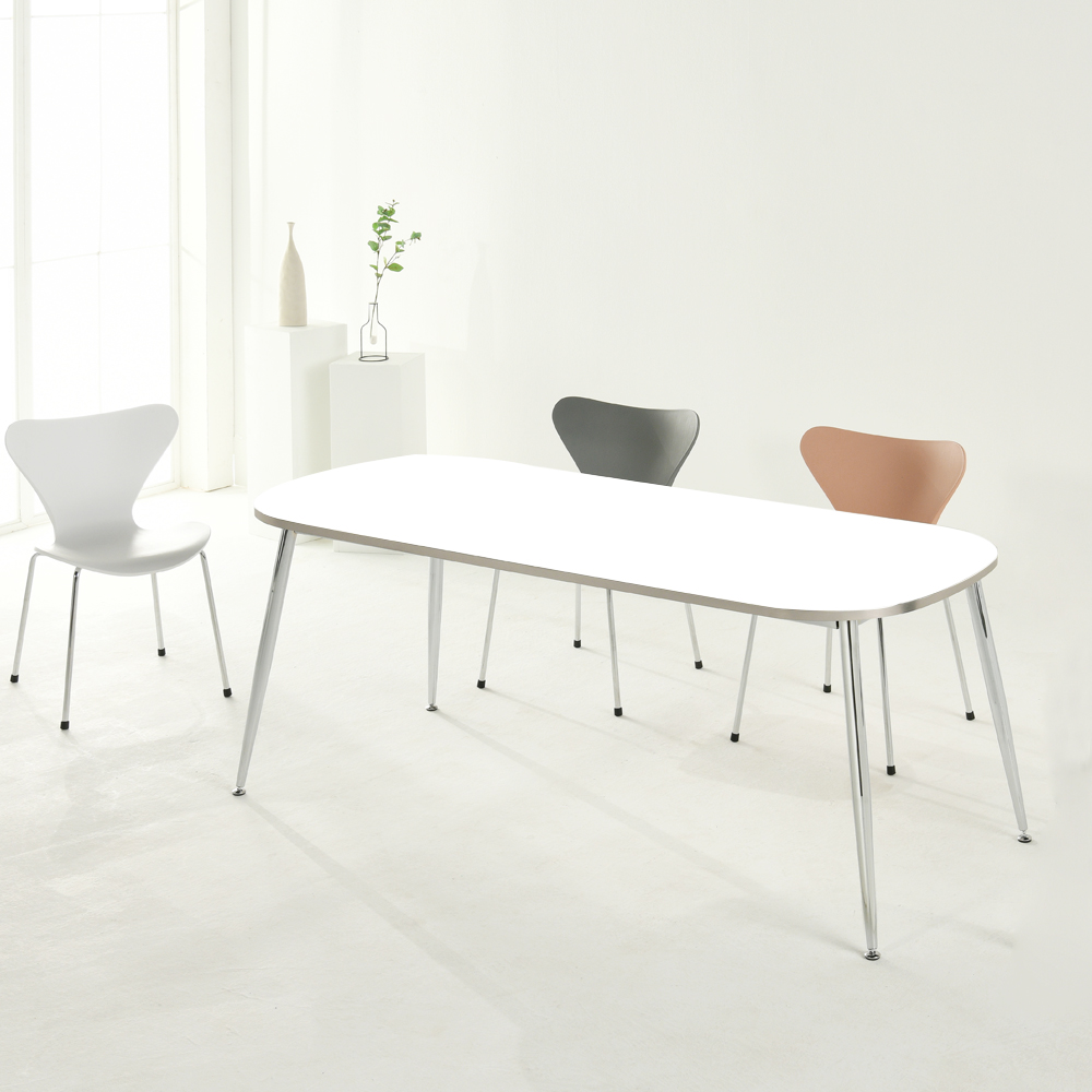 플랜비 식탁 세트 2인용 4인용 6인용 1600 화이트