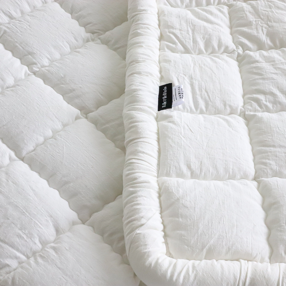 광목패드 핸드메이드 워싱 순면 퀸 라지킹 이스턴킹 침대패드