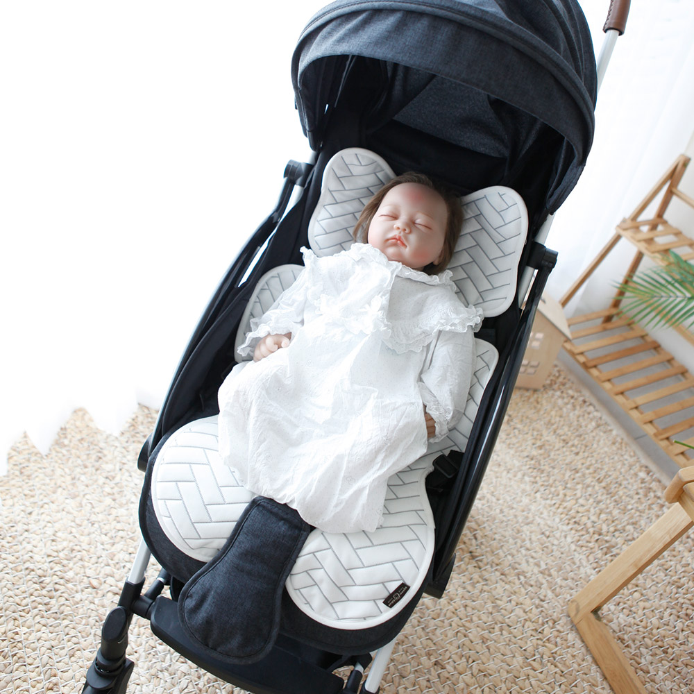 꿈두부 아이차유 듀라론 냉감 쿨 유모차 시트 라이너 여름 카시트