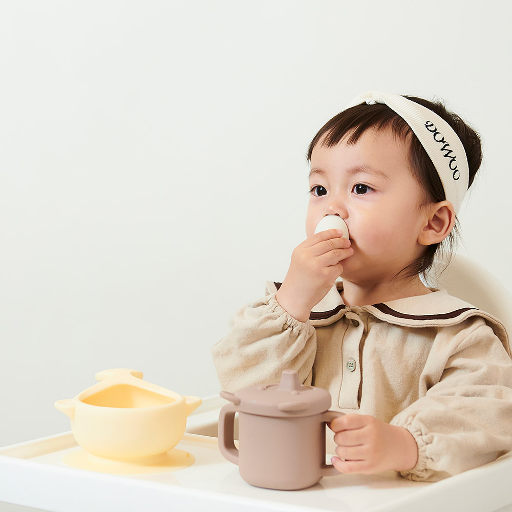 퍼기 곰돌이 자기주도 스파우트컵 브라운1P