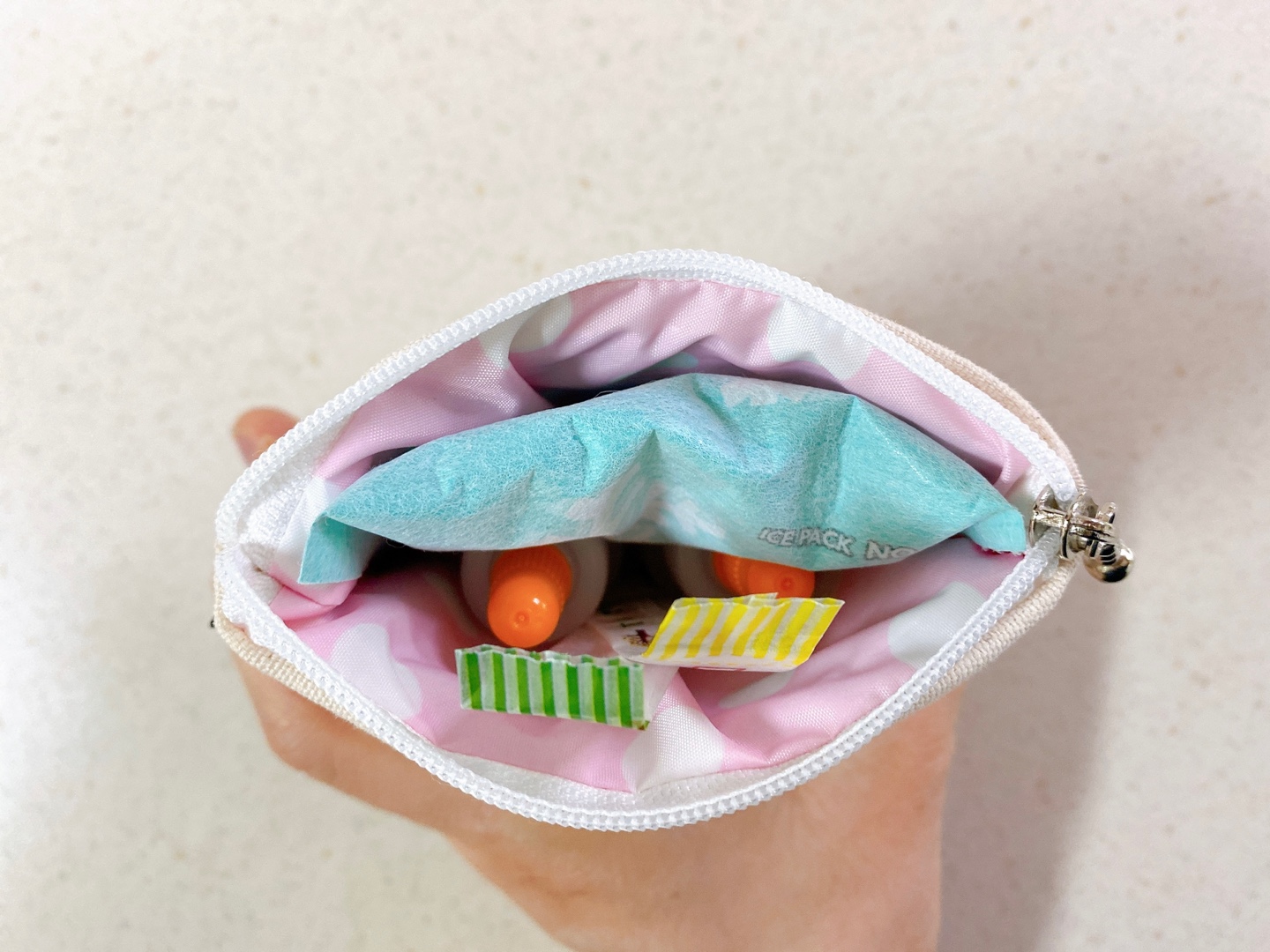 스마일 보냉 약파우치 아이스팩 유치원 어린이집준비물 졸업 입학 수료 단체선물 어린이날 - 상세 이미지 4