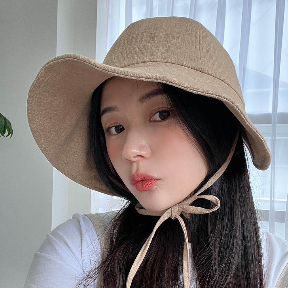 봄여름버킷햇 여성버킷햇 리본면보넷 벙거지모자 여성모자추천