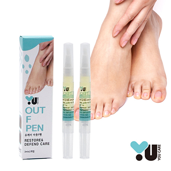 유케어 아웃F펜 3ml 2개입 / 펜타입 문제성손발톱 세럼 - 상품 이미지