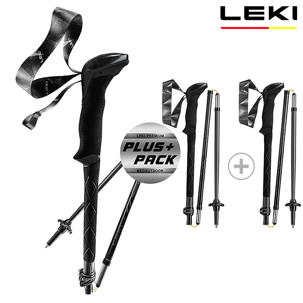 레키 플러스팩 블랙시리즈 FX 카본 652290011P 접이식 등산스틱  시그니처 모델 고급 폴딩스틱  초경량 카본  CLD 결합 방식  아르곤에어 손잡이