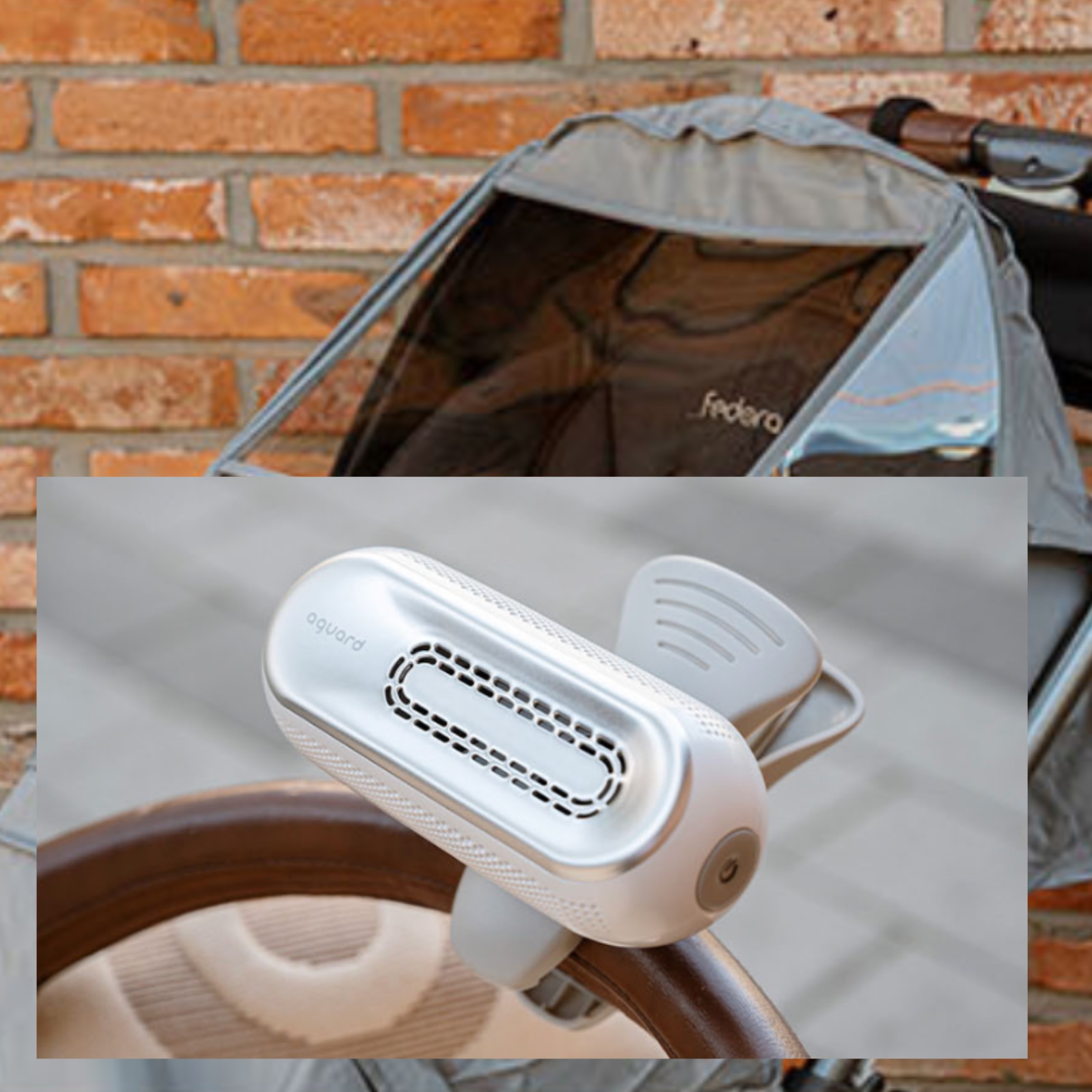 유모차 공기청정기 욕실 책상용 강아지 아기 소형공기청정기