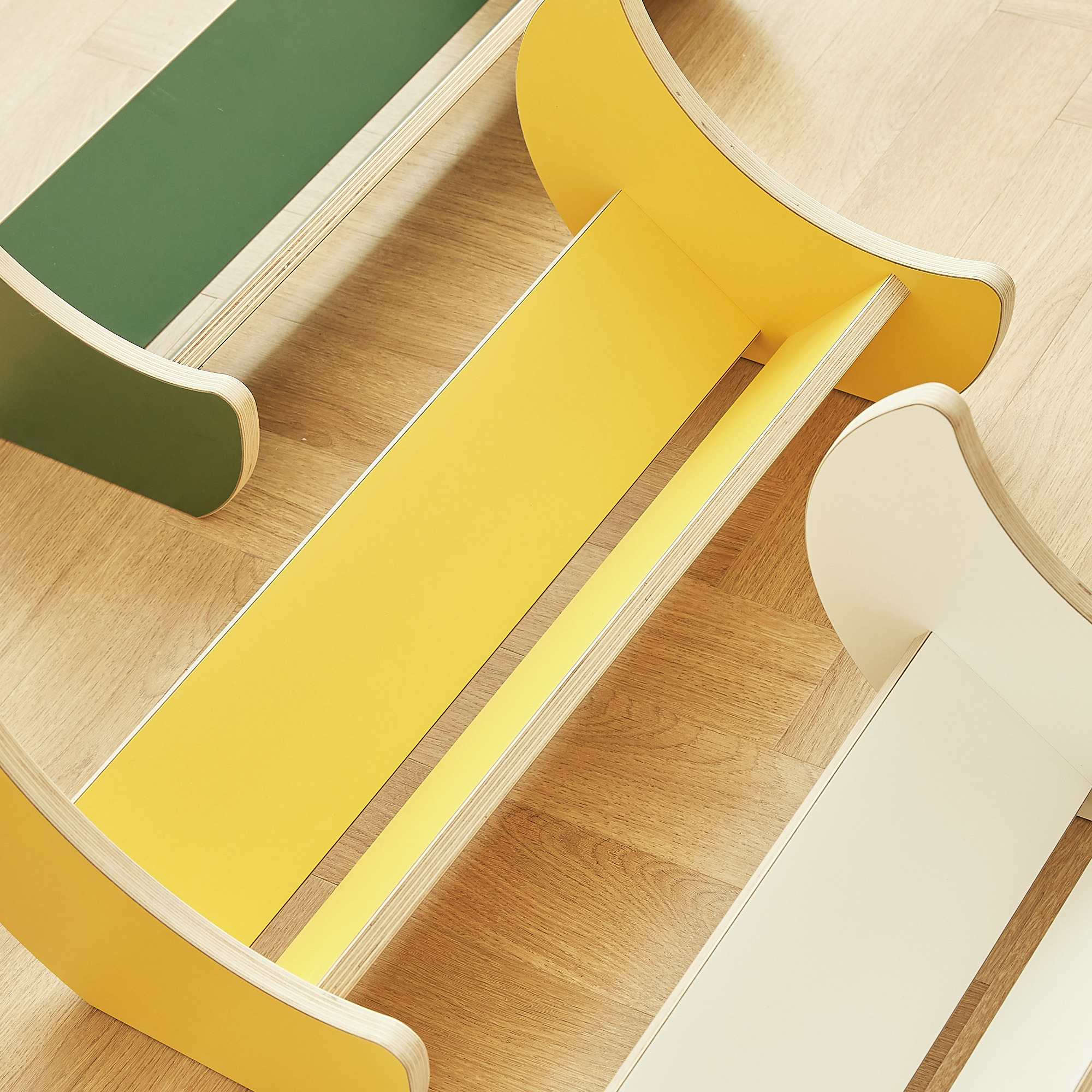 라떼파파 유아 낮은책꽂이 원목 1단 6종