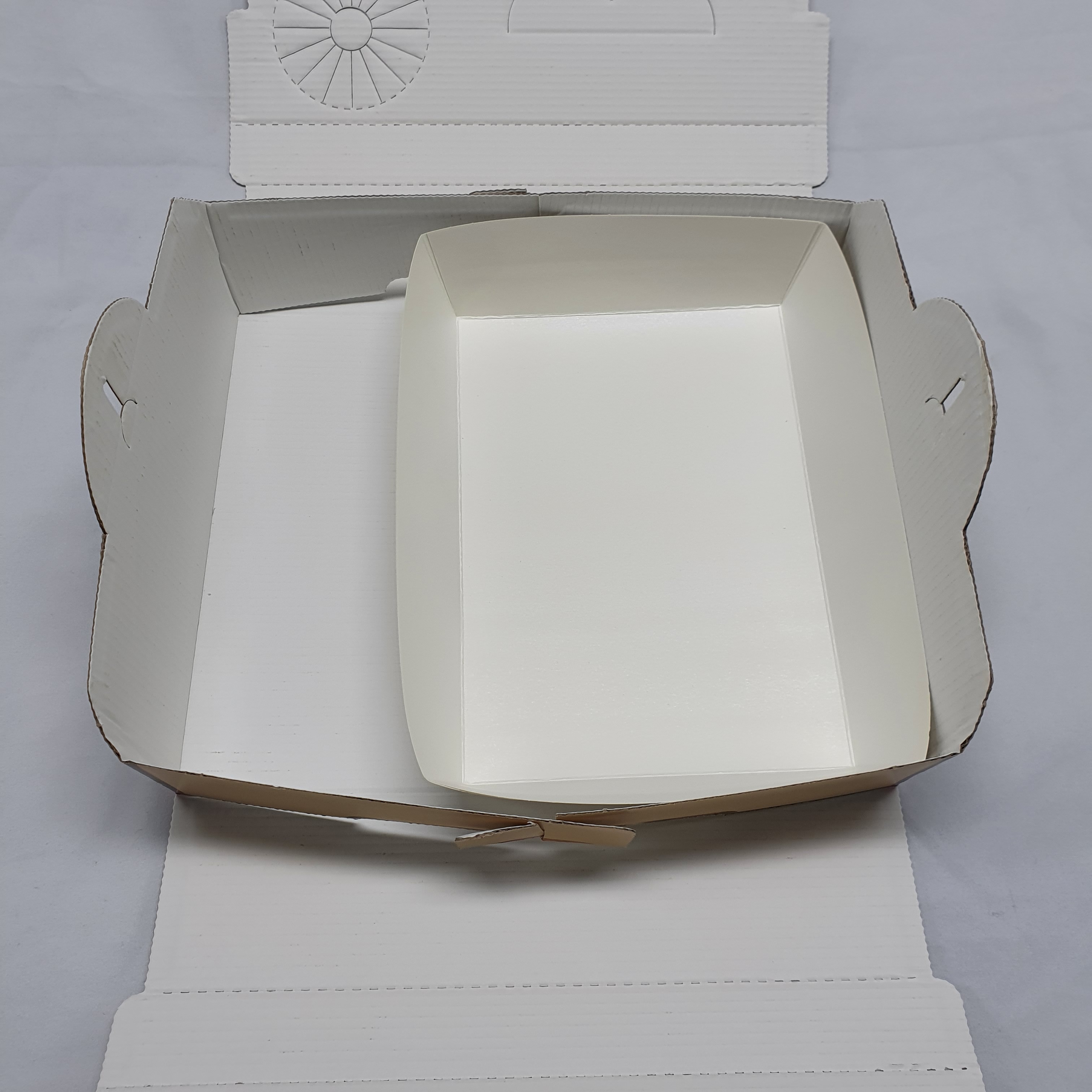 치킨트레이 FC-2 한마리용 특대 200매 216x150x48 mm 종이 포장 속지 이미지 7