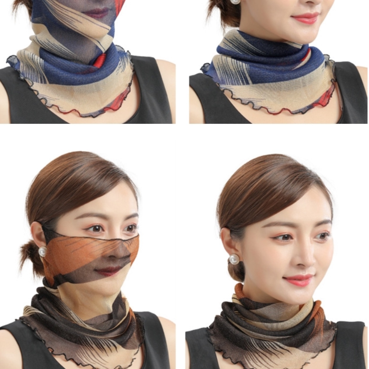 골프 냉감 마스크 라이더 마라톤 등산용 마스크 골프용 마스크 design1 - 상세 이미지 4