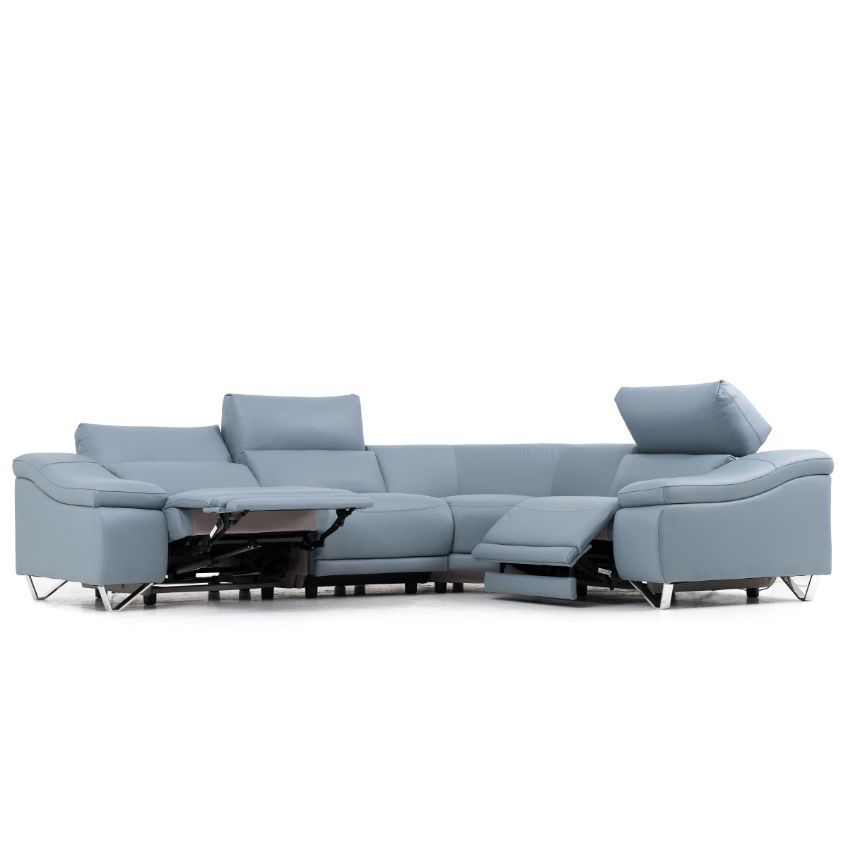 클라인 소파연구소 쏘랩 전체 이태리 소프트터치 천연가죽 올가죽 리클라이너 코너형소파