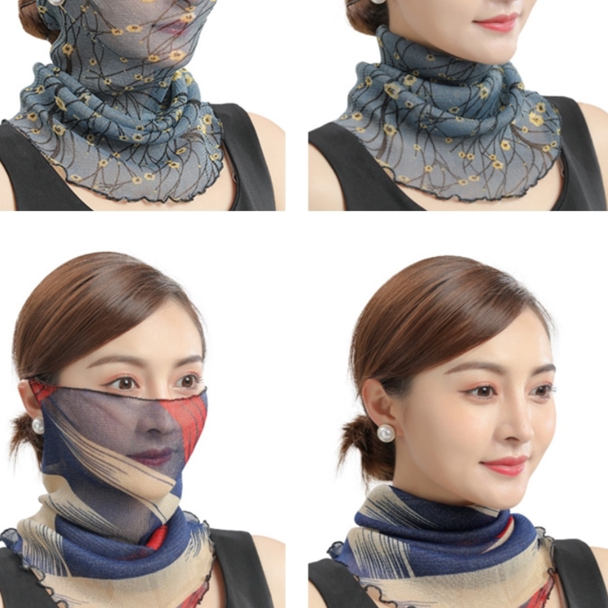 골프 냉감 마스크 라이더 마라톤 등산용 마스크 골프용 마스크 design1 - 상세 이미지 3