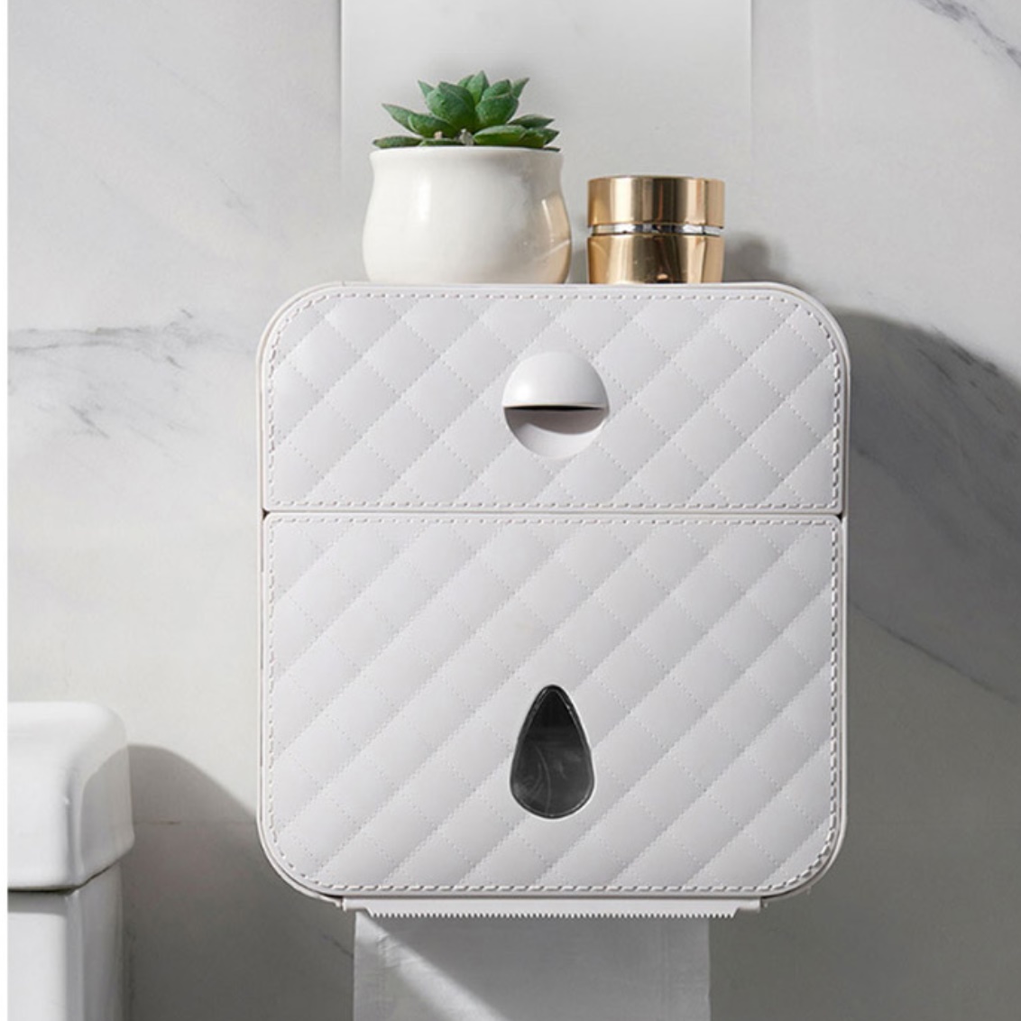 업소용 화장지 걸이 공중 화장실 부착형 방수 대형 휴지 걸이