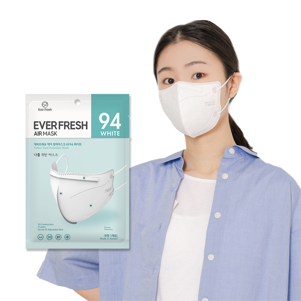 에버프레쉬 KF94 중형 에어 마스크 새부리형 50매