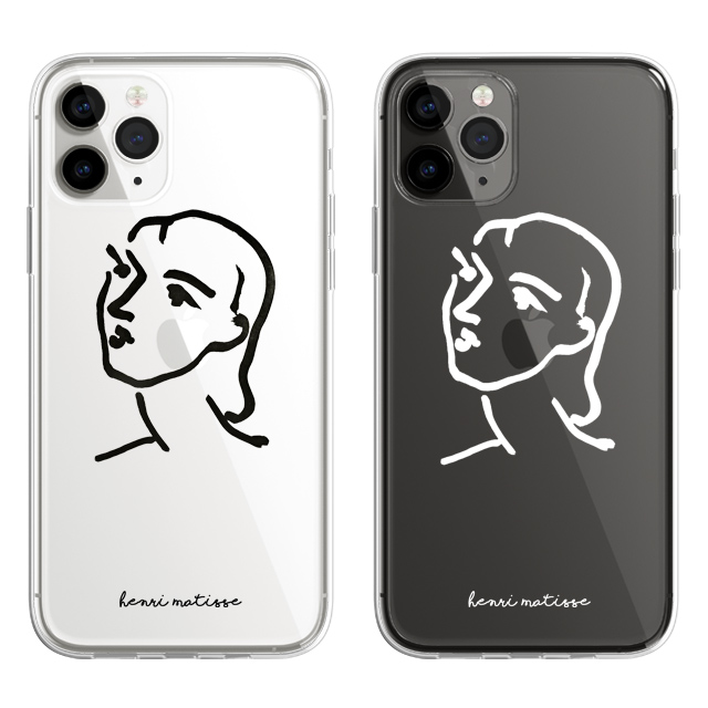 앙리마티스 드로잉 명화 투명 젤리 케이스 - 상품 이미지