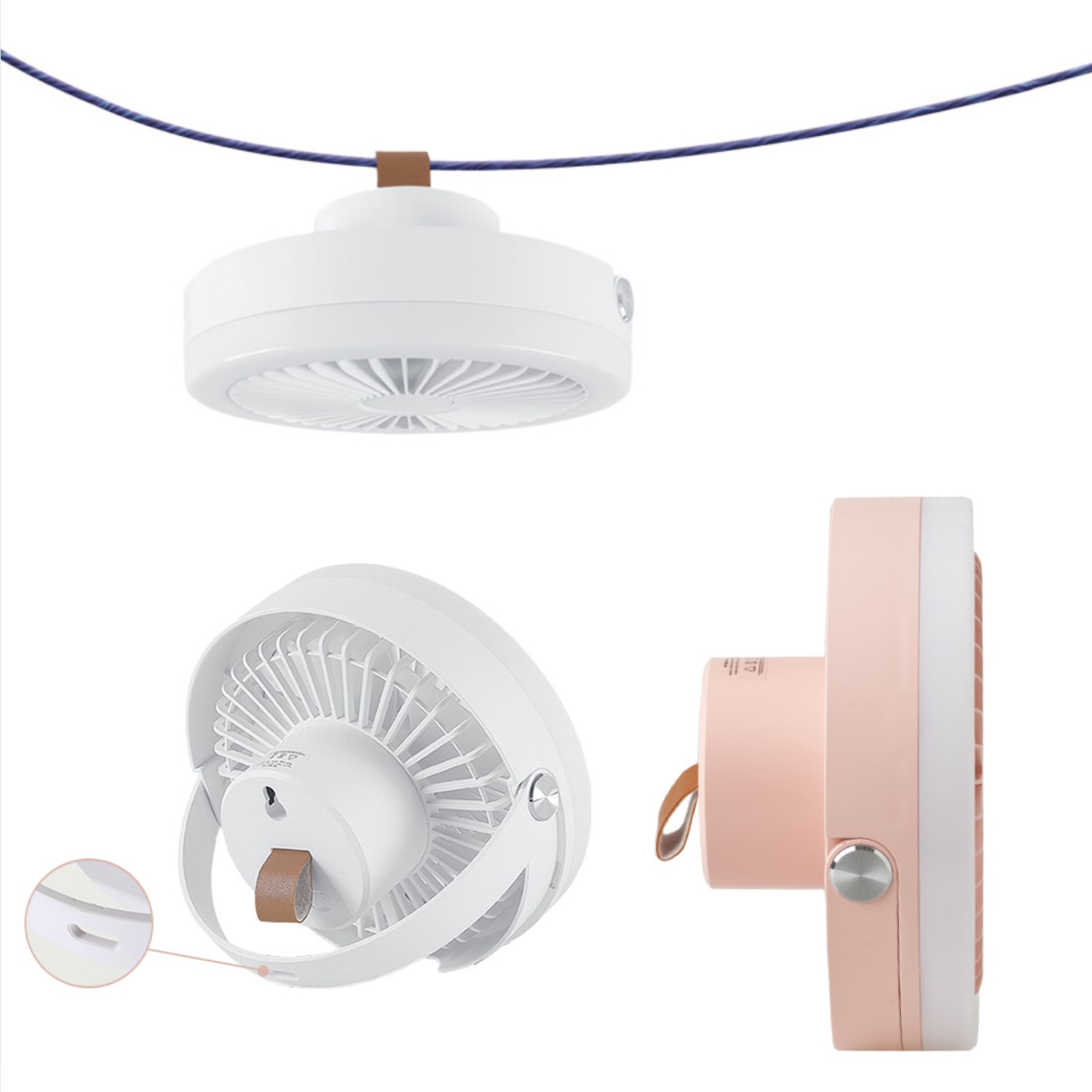 led 조명 소형 미니 실링팬 텐트 타프 실링 팬