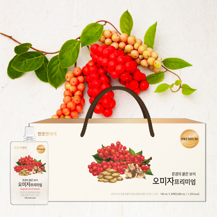 천호엔케어 100% 국산 문경 오미자 프리미엄 100ml X 30개입 - 상세 이미지 5