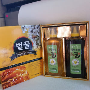 함평청정 자연산 벌꿀 아카시아꿀 1kg + 밤꿀 1kg 튜브형 2병 맛있게 먹은 솔직 후기 - 상품 이미지 2