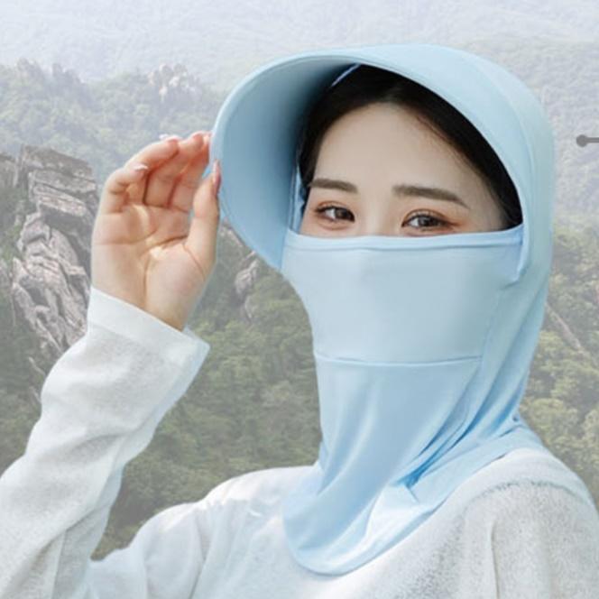 골프용 마스크 캐디 마스크 골프 페이스커버 운동용 등산용마스크 - 메인 이미지