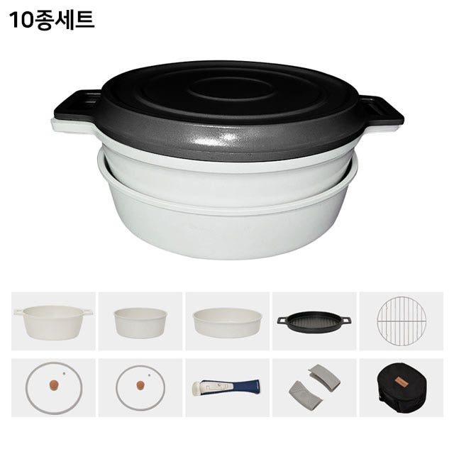 아베나키 에볼루션 세라믹 더치오븐 코펠 세트