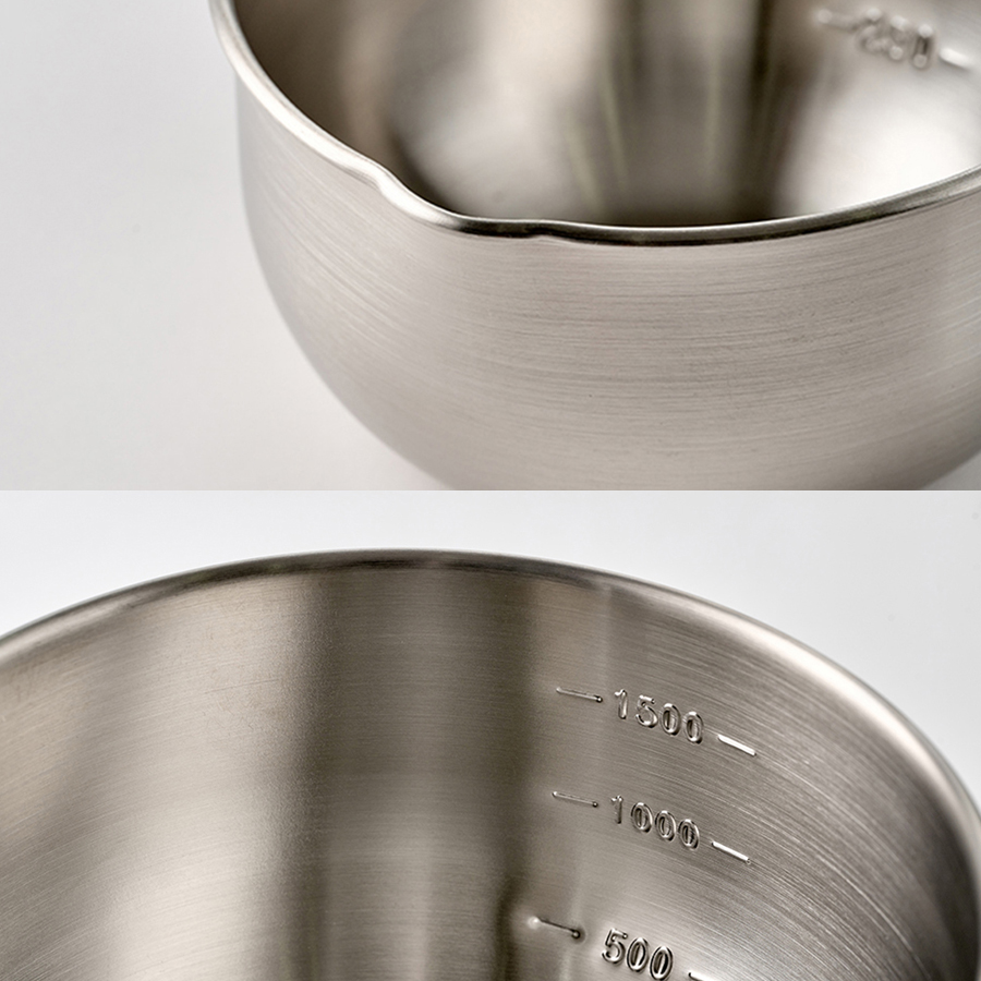 스텐 계량 손잡이 믹싱볼 스텐볼 냄비 14cm