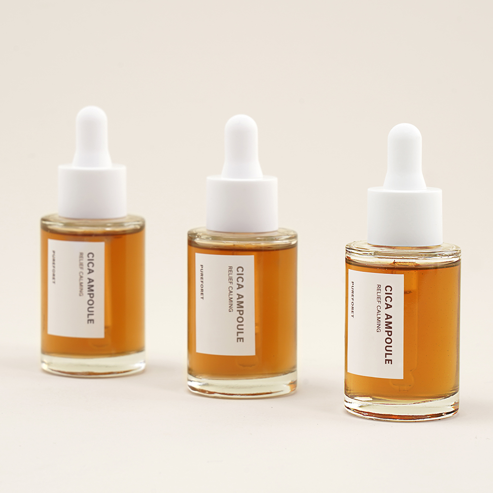 퓨어포레 센텔라 병풀 미백 수분 흔적 잡티 모공 잡티 보습 세럼 진정 시카 앰플 30ml - 상세 이미지 4