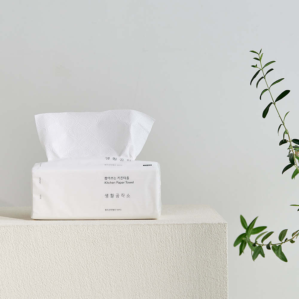 생활공작소 뽑아쓰는키친타올 100매 3팩 5세트