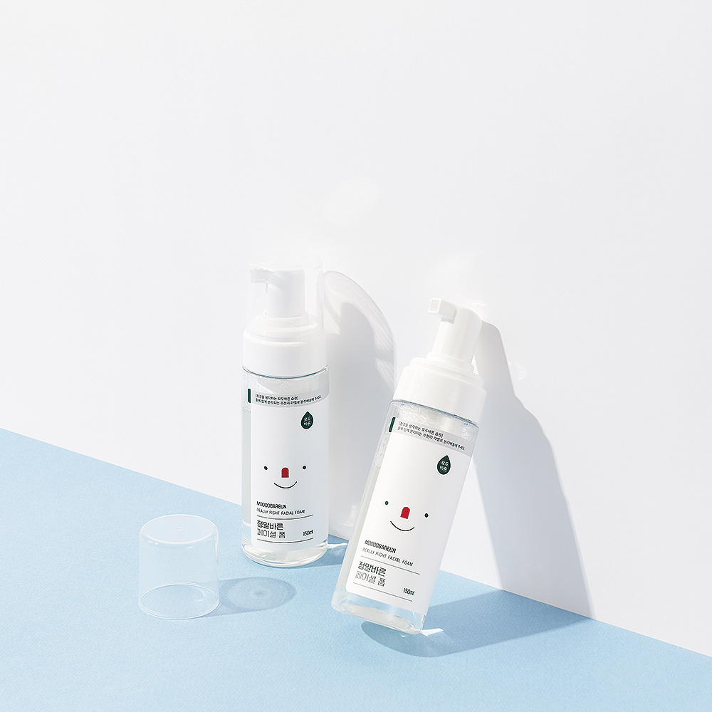 모두바른 버블 폼클렌징 약산성 저자극 아침세안 임산부 초등학생 클렌징폼 150ml, 2개 이미지 2
