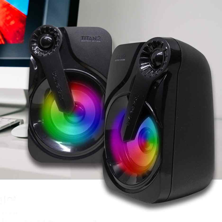 데스크탑 스피커 컴퓨터용 컴퓨터 게이밍 스피커 유선 노트북 스피커 