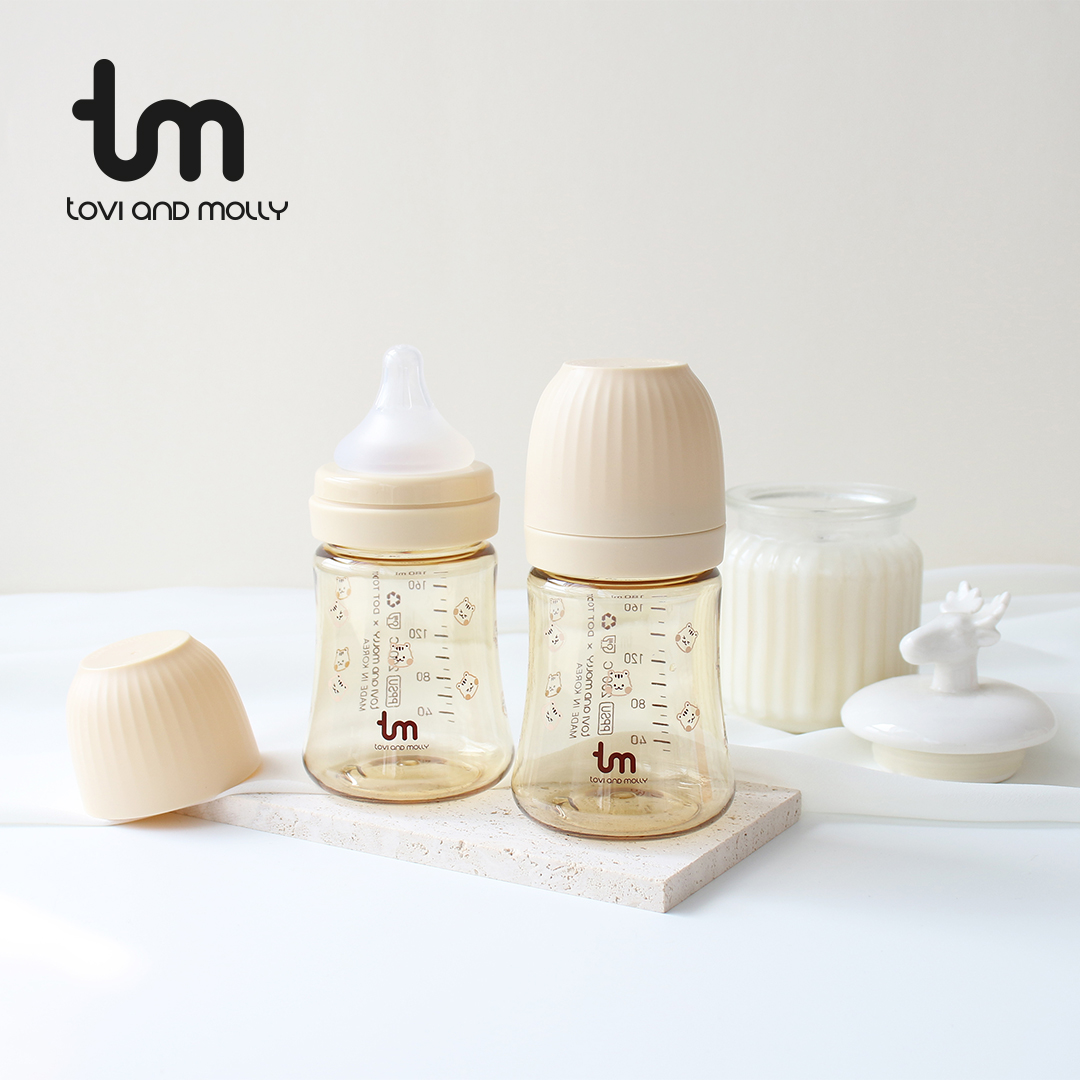 [토비앤몰리] 아기 배앓이 트윈 젖병 돗람이 바닐라 180ml 280ml 노꼭지 - 상세 이미지 5