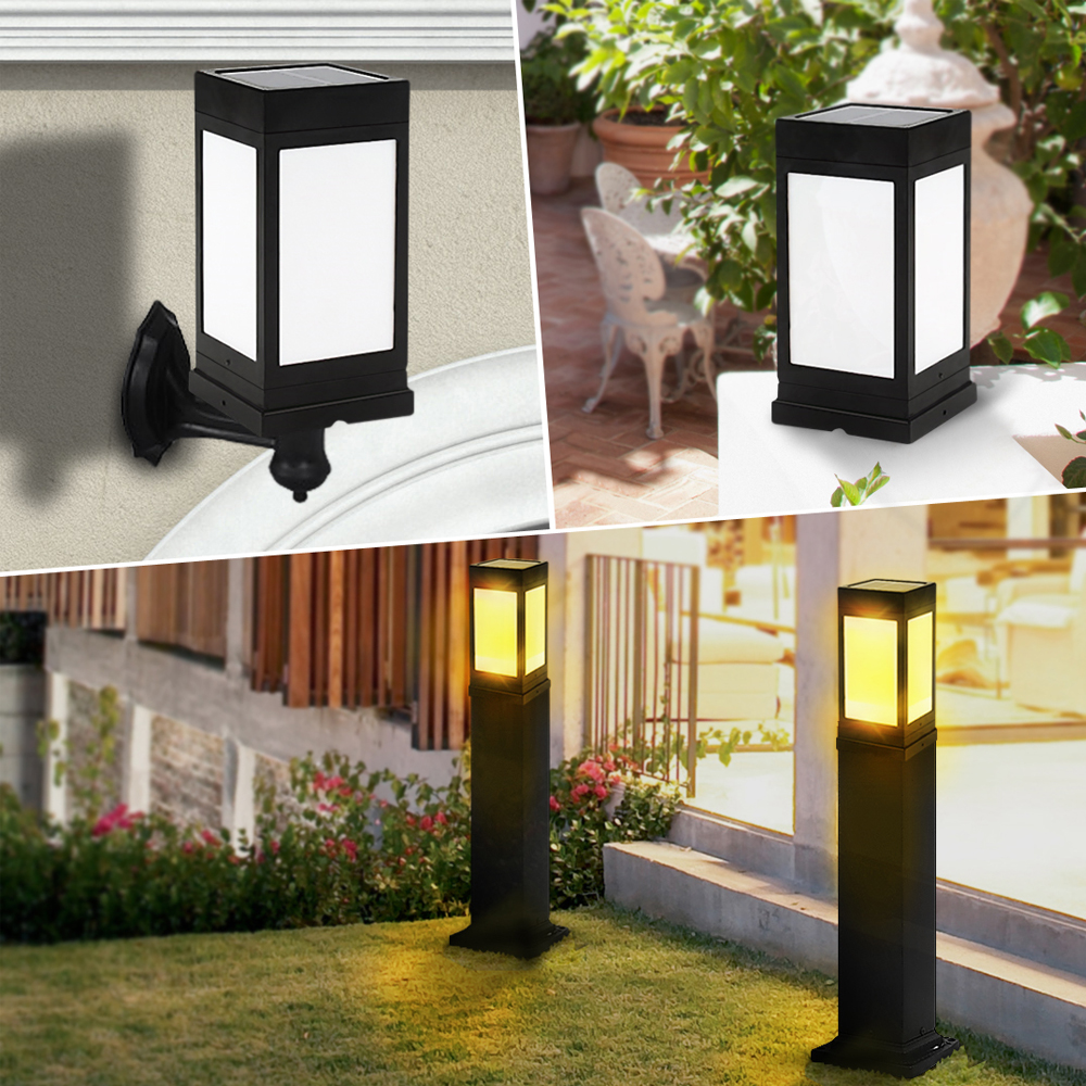 태양광 정원등 태양열 조명 가로등 센서등 전등 LED 전구 잔디 2구 육각등 말뚝